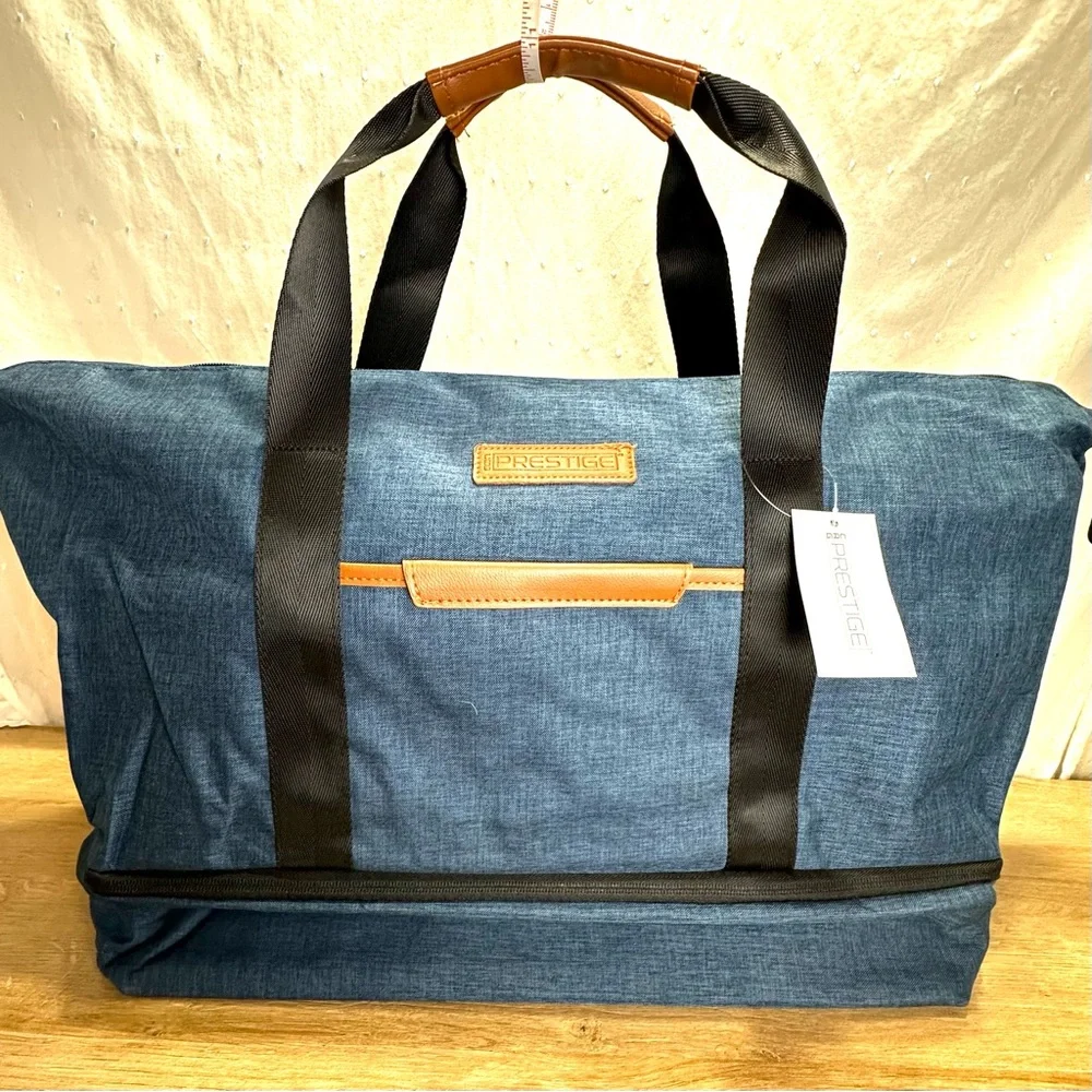 NWT Prestige Bottom‎ Drop Tote Weekender Overnighter Travel